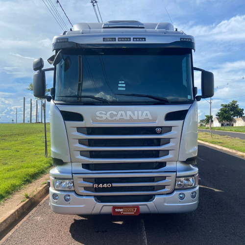Conjunto Scania R440 8x2 Com Ls 3 Eixo Basculante Facchini