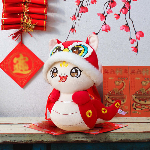 W 2025 New Snake Year Doll Luck Snake Small Snake Annua 2004