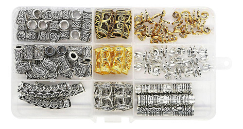 Anillos De Abalorios De Barba Vikinga Colgante De Runas De