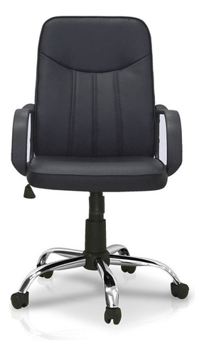Silla Gerencial Para Oficina Línea Work Color Negro