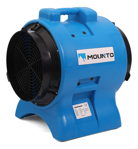 Mounto 1hp 3000cfm Ventilador De Escape Axial De 12 Pulgadas