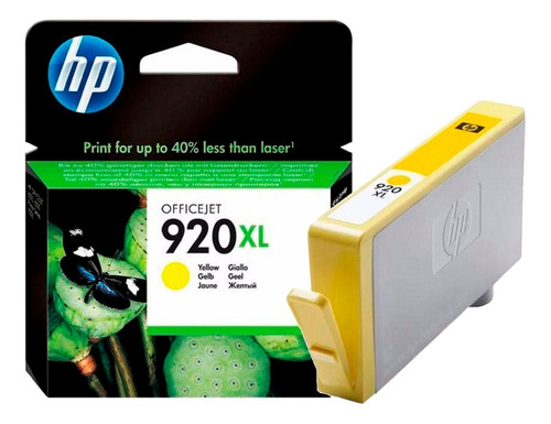 Hp Cd974al 920xl Amarillo Officejet 6500/6000/7500