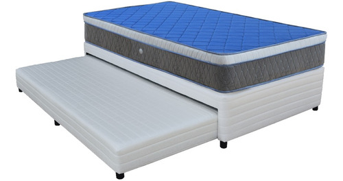 Marinera Dual Bed Jackard + Colchón Viggo Dual Relax 80x190