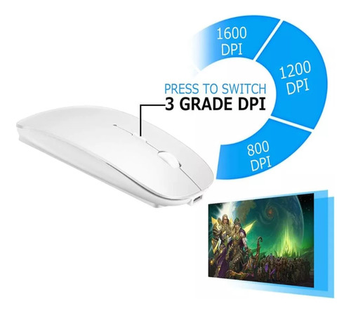 Mouse Inalambrico Mouse Silencioso Mouse Bluetooth 2.4g