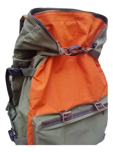 Imagen 3 de 9 de Mochila Maxifontana San Roman 60 L Lona