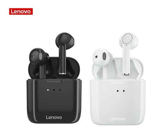 Audífonos Inalámbricos Lenovo QT83 negro 