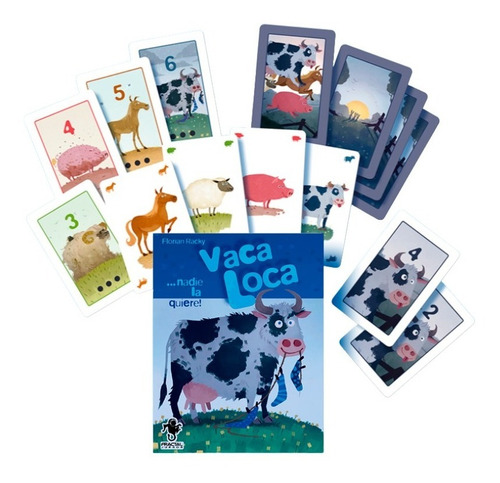 Imagen 2 de 5 de Juego De Mesa | Vaca Loca | Sencillo Juego De Cartas