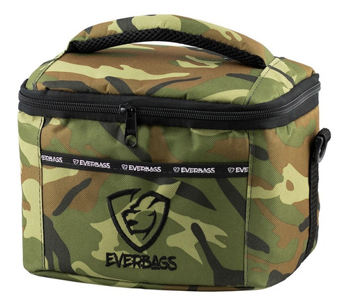 Bolsa Térmica Fitness Marmita Lancheira Camuflada Fit