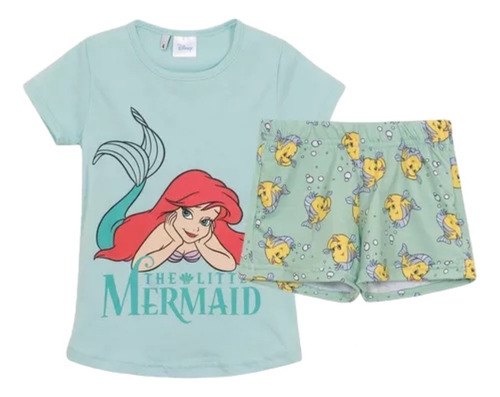 Pijama Princesa Ariel Disney La Sirenita - Niñas - Lic. Orig