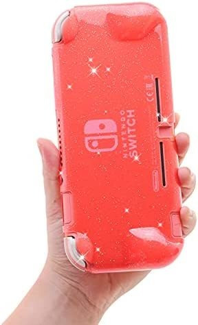Estuche Crystal Grip Glitter Para Nintendo Switch Lite, Cubi