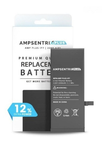 Bateria Premium Apple iPhone 7 12% Carga Extra 2200mah 