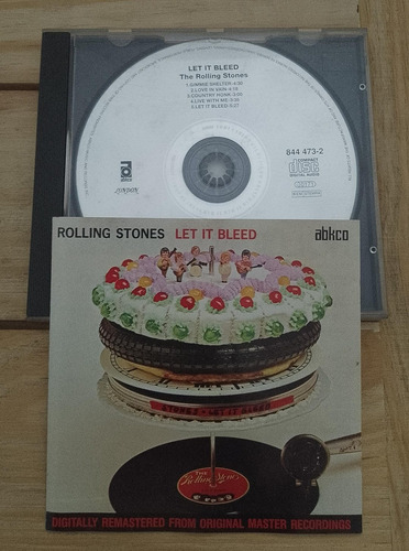 Cd - Rolling Stones Let It Bleed  Remasterizado 1986