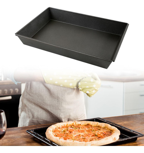 Bandeja De Pizza De Estilo Pizza Deep 35.4cmx25.4cmx5cm