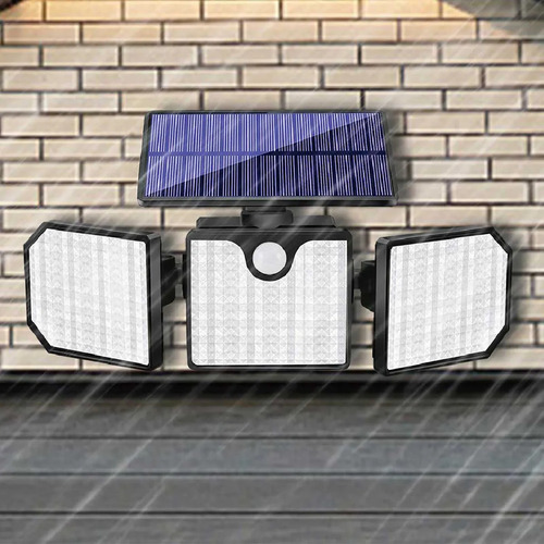 Luz Led Com Sensor De Movimento Solar De 230 Led, 2200 Lm,