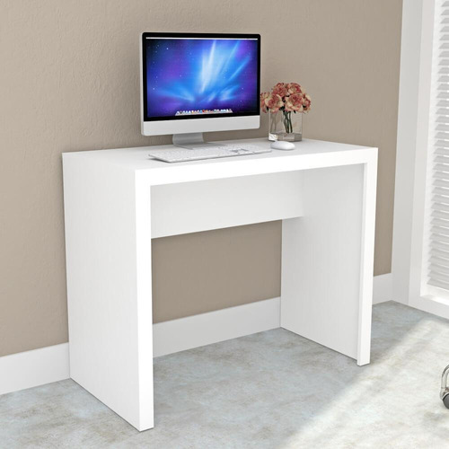 Escrivaninha Mesa Para Computador Quarto Escritório Branco