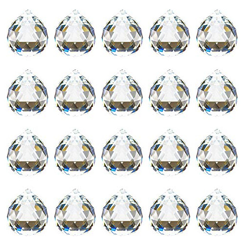 Paquete De 20 Bolas De Cristal Prismáticas Mejoradas D...