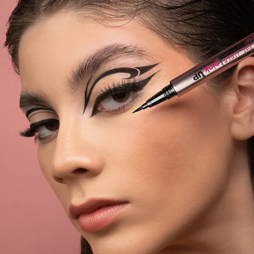 Set De 2 Delineadores Pink Up Eye Liner Plumón Líquido/negro