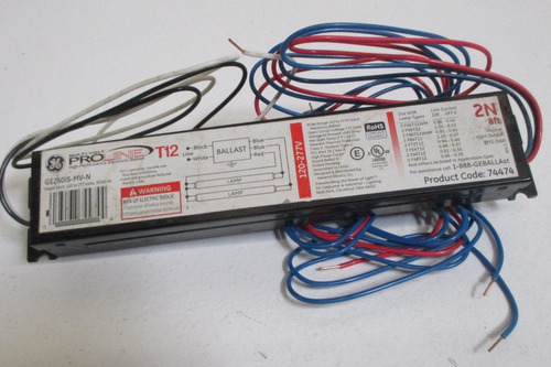 Balasto Electrónico T12 Proline 120-240 Volt Para 1-2 Tubos