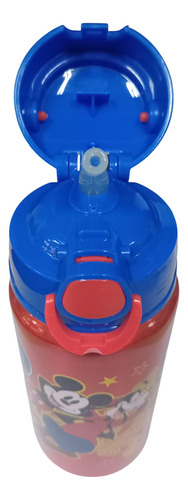 Botella 500ml Mickey Mouse Aluminio Tapa Disney Mickey