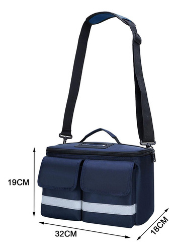 Bolsa De Primeros Auxilios, Estuche Para Azul Oscuro