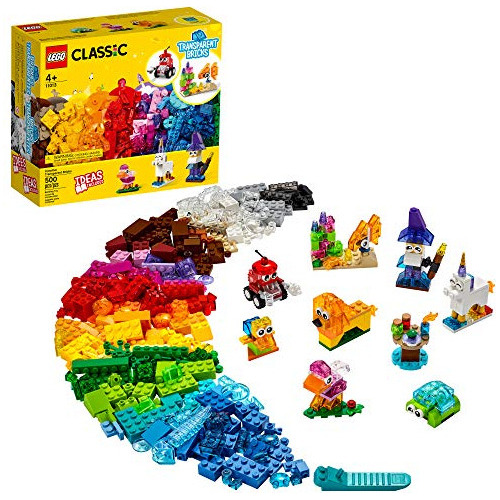 Lego Classic Kit De Construccion Transparentes 500 Piezas