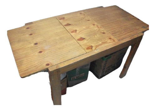 Mesa Comedor Plegable De Madera Usada Zona Norte