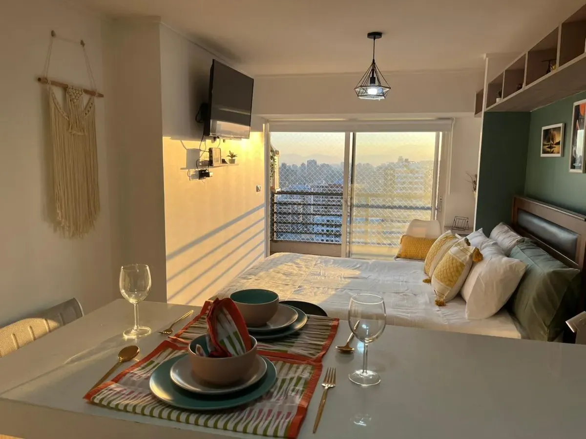 Imagen 1 de 11 de Studio Metro Ñuñoa: 2600 Uf, Piso 25. Operando Airbnb