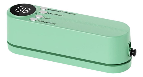 Mini Sellador De Vacío Inalámbrico Compacto 60 Kpa Verde