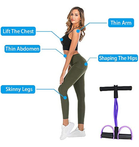 Hnhn/ Cuerda De Tensión Multifunción, Yoga Elástico De 6 Tub
