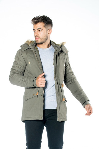 Campera Parka Gabardina Cabello Desmontable Turk Michigan 02