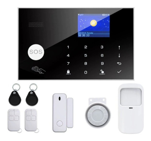 Kit Alarma Inalámbrica Wifi Gsm App Tuya Alexa Monitoreo