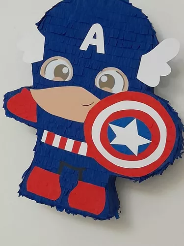 Piñata Grande Superhéroes Baby Capitán América 30x40cm
