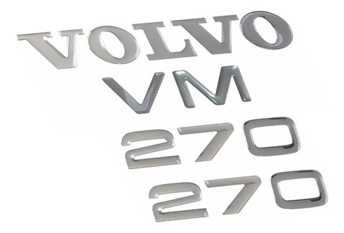Adesivo Emblema Lateral Compatível Volvo Vm 270 Vm270