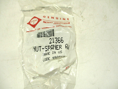 New Genuine Oem Whirlpool 21366 Washer Spaner Nut Ggx