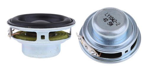 2x De Sonido De Goma De 40mm 4ohm 5w Borde De Goma 16