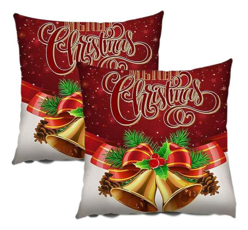 Fundas Cojín Navideño Forros Decorativo Sofá Cama Almohada