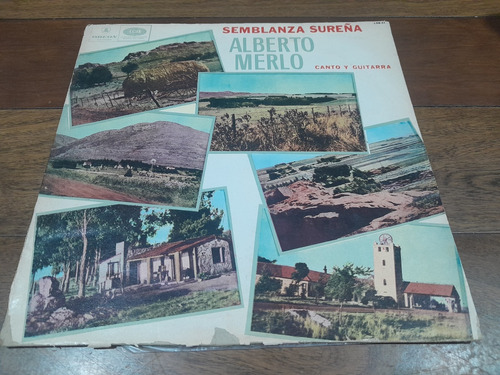 Lp Vinilo - Alberto Merlo - Semblanza Sureña - 1967