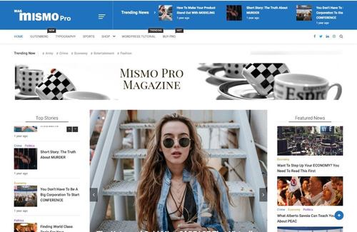 Plantilla Template Wordpress Para Revistas Periódicos