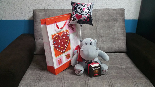 Regalos-san Valentin-entrega Con Bolsa De Regalo + Globo 3