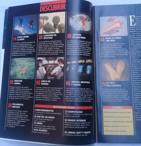 Antigua Revista **descubrir ** Nº21. Marzo 1993 (Usado)