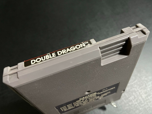 Double Dragon Nintendinho Nes 8bits Original + Dust Cover (Usado)