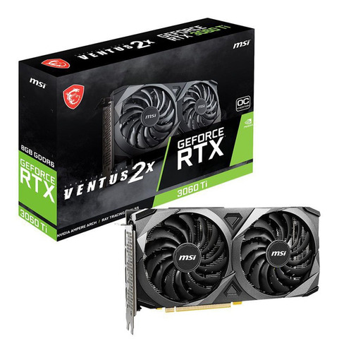 Tarjeta Video Msi Ventus Geforce Rtx 3060 Ti 8gb Gddr6 Lhr