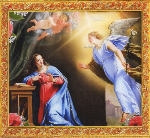 Retablo De La Anunciación Del Ángel A María  