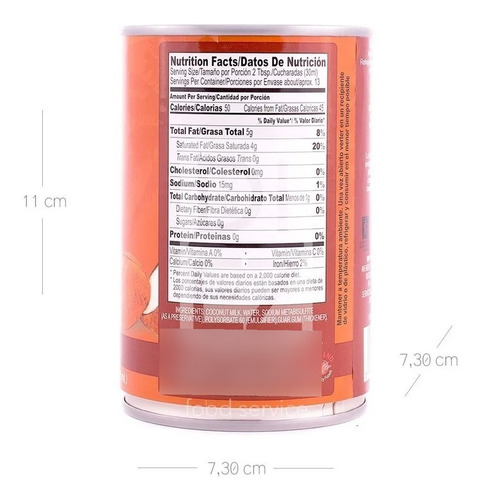 Imagen 2 de 2 de Leche De Coco Roland 5 Unidades - mL a $38