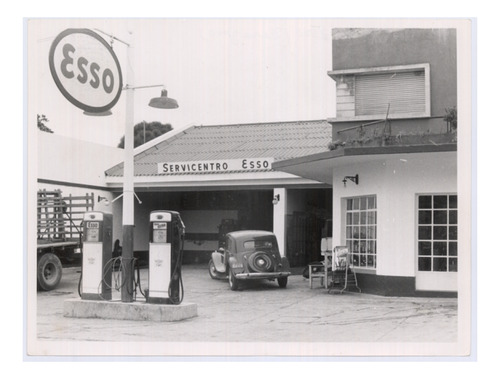 Durazno - Estación Esso En El Año 1964 - Lámina 45x30 Cm.