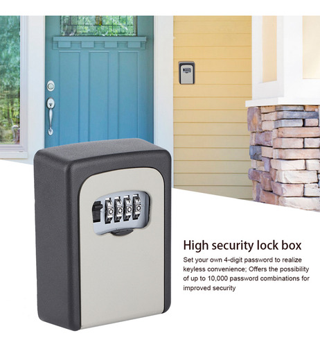 Caja Fuerte Para Llaves Con Combinación De 4 Dígitos