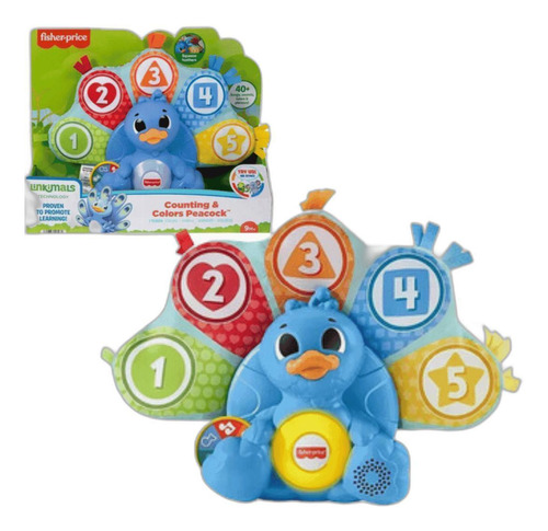 Pavão Penas Coloridas Linkimals 9m+ Hnn77 Fisher Price