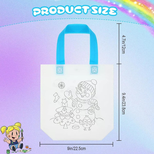 Pack De 20 Bolsas Pintar+24pcspluma De Acuarela Cumpleaños