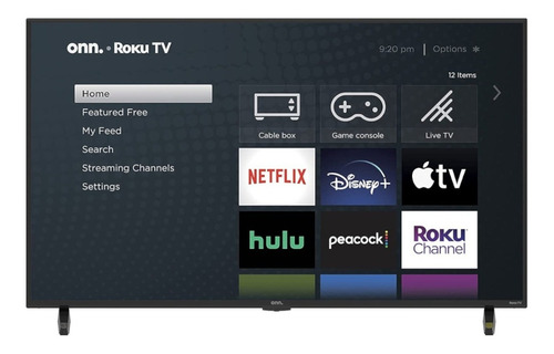 Pantalla Smart Tv Onn 43 Pulgadas Dled Roku 4k Hdr 100012584 - Excelente (Reacondicionado) (Reacondicionado)