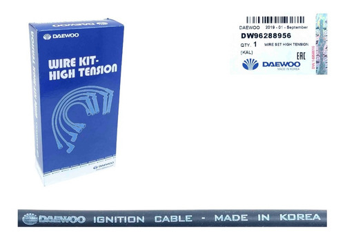 Imagen 8 de 9 de Cables Bujias Chevrolet Spark 2005 2006 2007 2008 Original